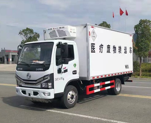 國六東風藍牌醫(yī)療廢物轉運車圖片 國六東風藍牌醫(yī)療廢物轉運車圖片